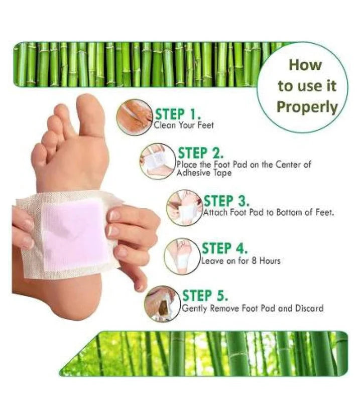 10 Pcs Foot Detox Patch, Detoxification Foot Sticker, Kinoki Detox Foot Patches 10 Pcs Foot Detox Patch, Detoxification Foot Sticker, Kinoki Detox Foot Patches